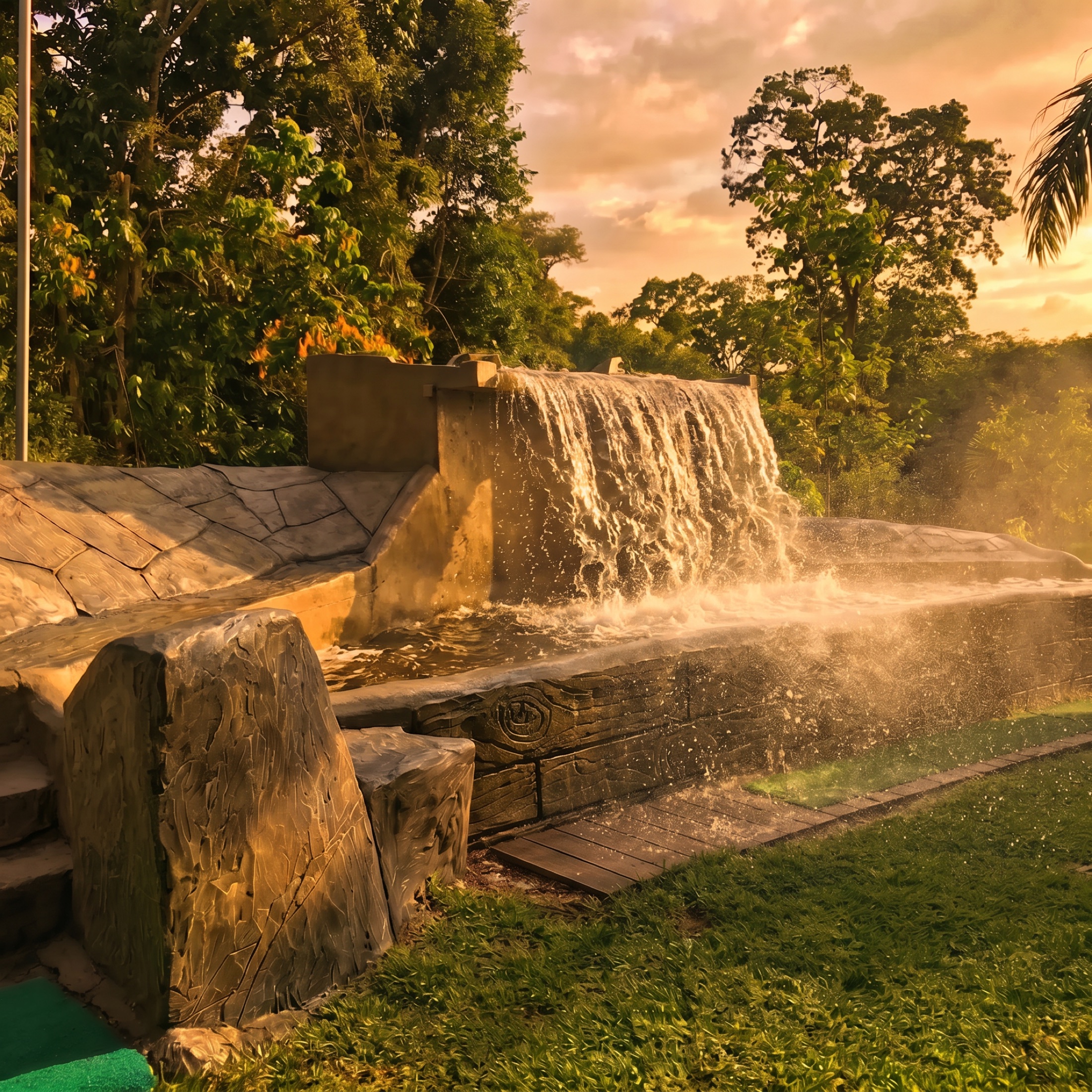 Resort grounds